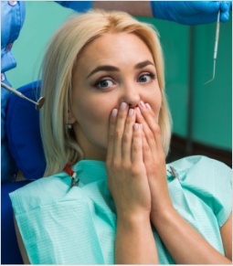 Fearful dental patient in need of sedation dentistry